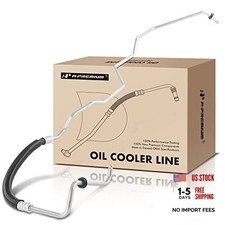 Automatic Transmission Oil Cooler Line Hose Assembly Compatible with Chevy