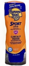 Banana Boat Ultra Sport Sunscreen Lotion 10 Fl oz Bonus Size SPF 50 