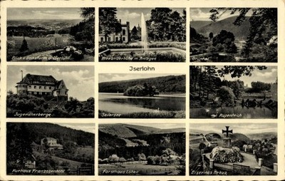 Postcard Iserlohn in the Märkischer Kreis, Seilersee, Rupenteich, Iron... - 4990563
