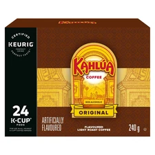 Kahlua Original,  Keurig K-Cup Pod, Light Roast Coffee, 24 Count 09/2025 RARE