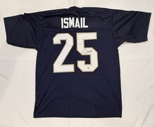 Raghib Rocket Ismail Signed Notre Dame NCAA Style Jersey Wilder COA