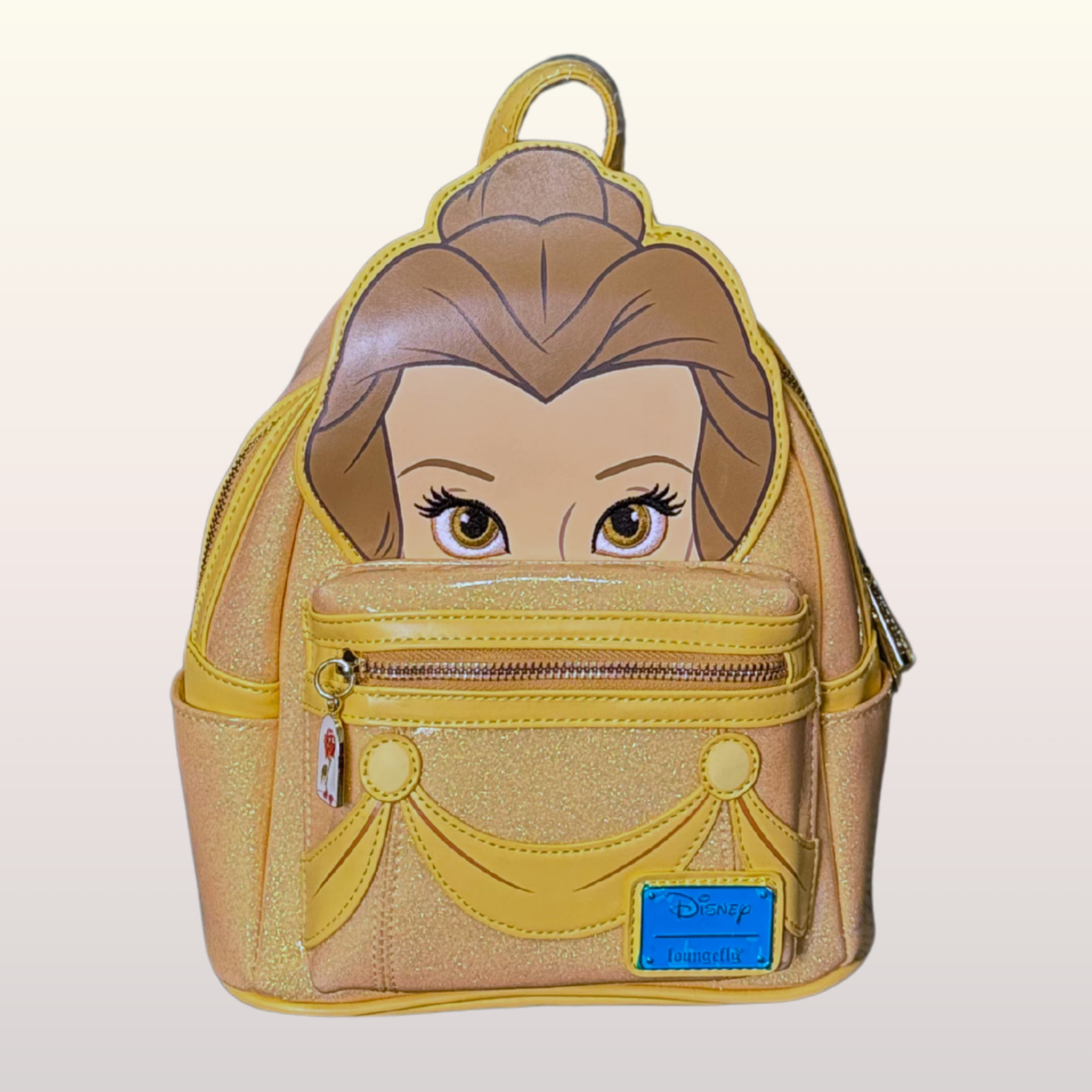 NWT Loungefly BEAUTY AND THE BEAST Belle Cosplay Mini Backpack Disney RARE