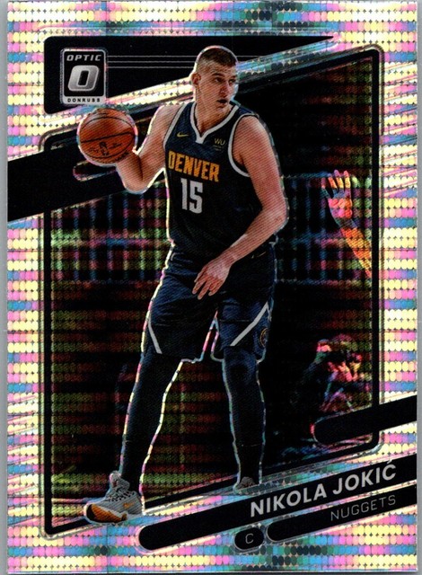 2021-22 Donruss Optic Target Exclusive SP Silver Pulsar Prizm Nikola Jokić