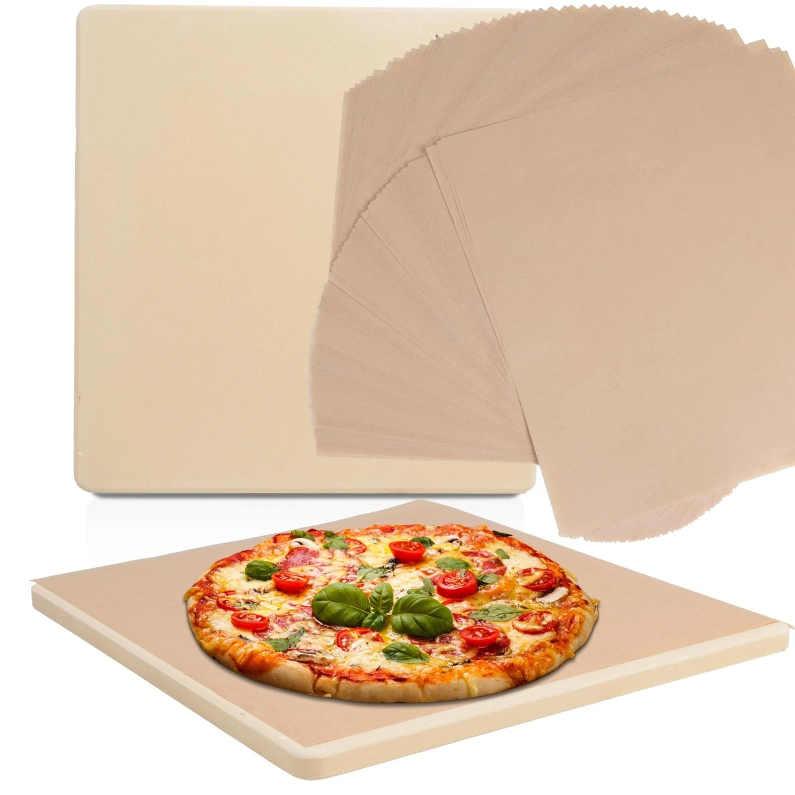 10 Inch Small Pizza Stone with Parchment Paper(50 pcs) for Camp Oven 10”x11”x...
Opens in a new wind