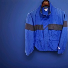 Workrite FR Jacket Men's Large Blue Flame Resistant Workwear Full Zip Nomex