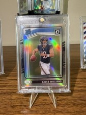2024 Panini Donruss Optic Rated Rookie Caleb Williams #201 Silver Holo Prizm RC