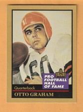 Otto Graham Cleveland Browns 1991 ENOR HOF #48 Northwestern Wildcats