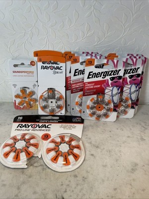 Rayovac Energizer Size 13 Hearing Aid Batteries 96 Batteries Total exp 2026-27