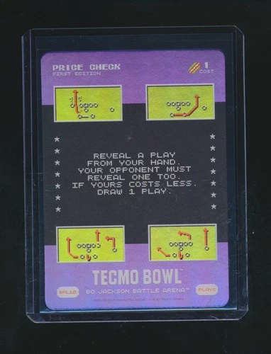 PRICE CHECK FIRST EDITION 2026 BO JACKSON BATTLE ARENA TECMO BOWL HOLO #BPL10
