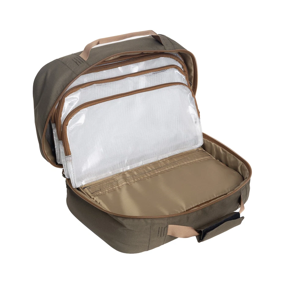 Портативный комплект для вязания мух Kylebooker — компактный органайзер для хранения и дорожного чехла - Изображение 4 из 4