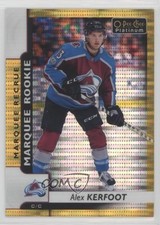 2017 O-Pee-Chee Platinum Marquee Rookies Seismic Gold 3/50 Alex Kerfoot #176 6i4