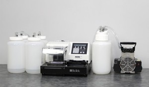 BioTek 405LS 96-Well Microplate Washer 405LSRVS with Bottles and Vacuum Pump