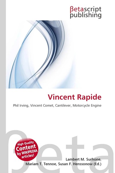 Lambert M. Surhone (U. A.) | Vincent Rapide | Taschenbuch | Englisch (2026)-image
