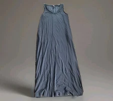 Old Navy Maxi Dress Women’s Size Medium Gray Sleeveless Stretch Casual Summer 