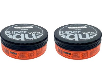 Morfose Orange Super Aqua Gel Wax Extra Shining Pro-Style- (2er Pack) 175ml