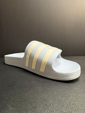 Adidas Adilette Aqua Blue White Slides Sandals Women's Size 5 IE8919