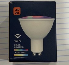 GU10 Wi-Fi Smart Multicolor LED Bulb, Dimmable, App Control, Alexa Google