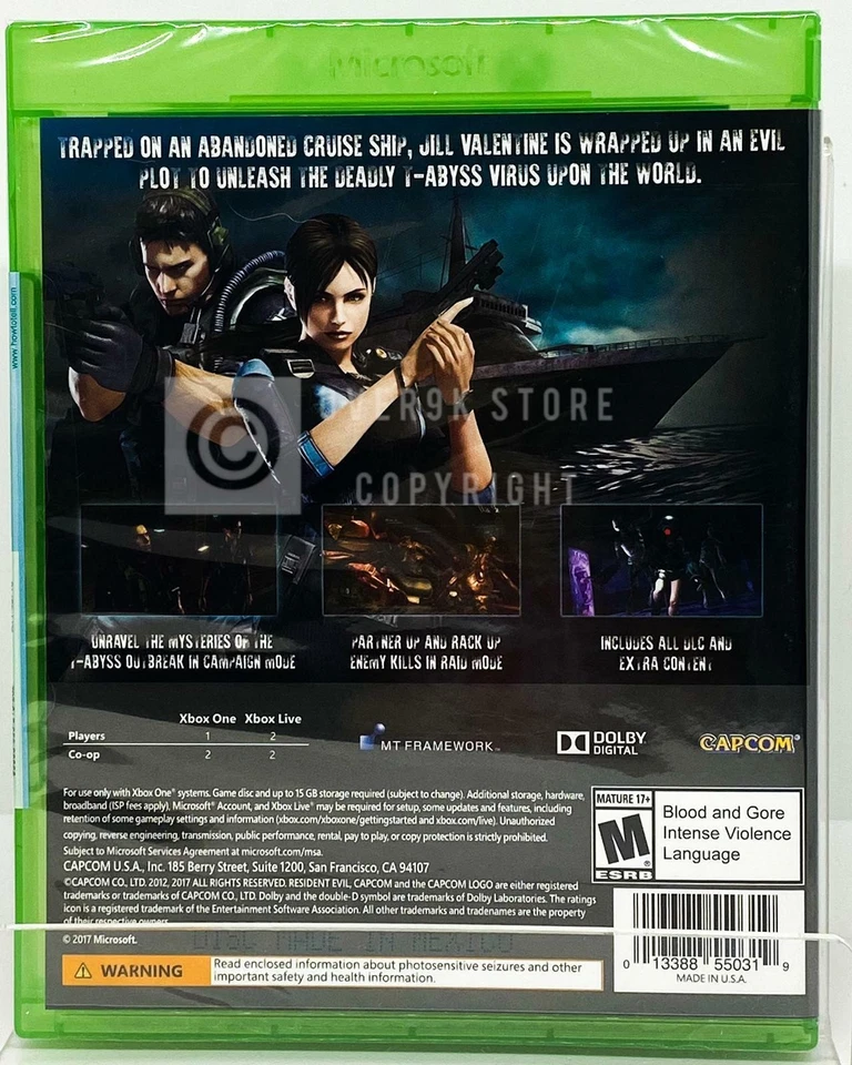 Resident Evil Revelations 1 + Resident Evil Revelations 2 - Xbox One - Brand New - Image 4 of 4