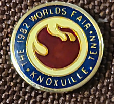 1982 World&rsquo;s Fair Enamel Lapel Pin - World&rsquo;s Fairs Theme ERROR Pin- Knoxuille