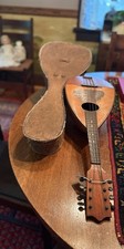 Original Antique Davenport Mandolin Label Inside Beautiful Wood Work With Case