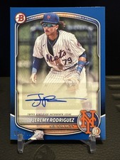 2025 Bowman - Paper Prospect Auto Jeremy Rodriguez #BPA-JR Blue /150