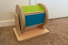 Lovevery Love Every Toy Spinning Rainbow Wheel Kinetic Montessori Color Wood