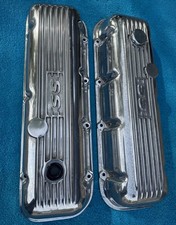 Big Block Chevy Bbc Finned Aluminum Ansen Ss Valve Covers 396 427 454 Big Block Chevy Bbc Finned Aluminum Ansen Ss Valve Covers 396 427 454