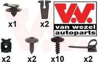 VAN Wezel 4929793 Montagesatz FüR StoßFäNger FüR Seat