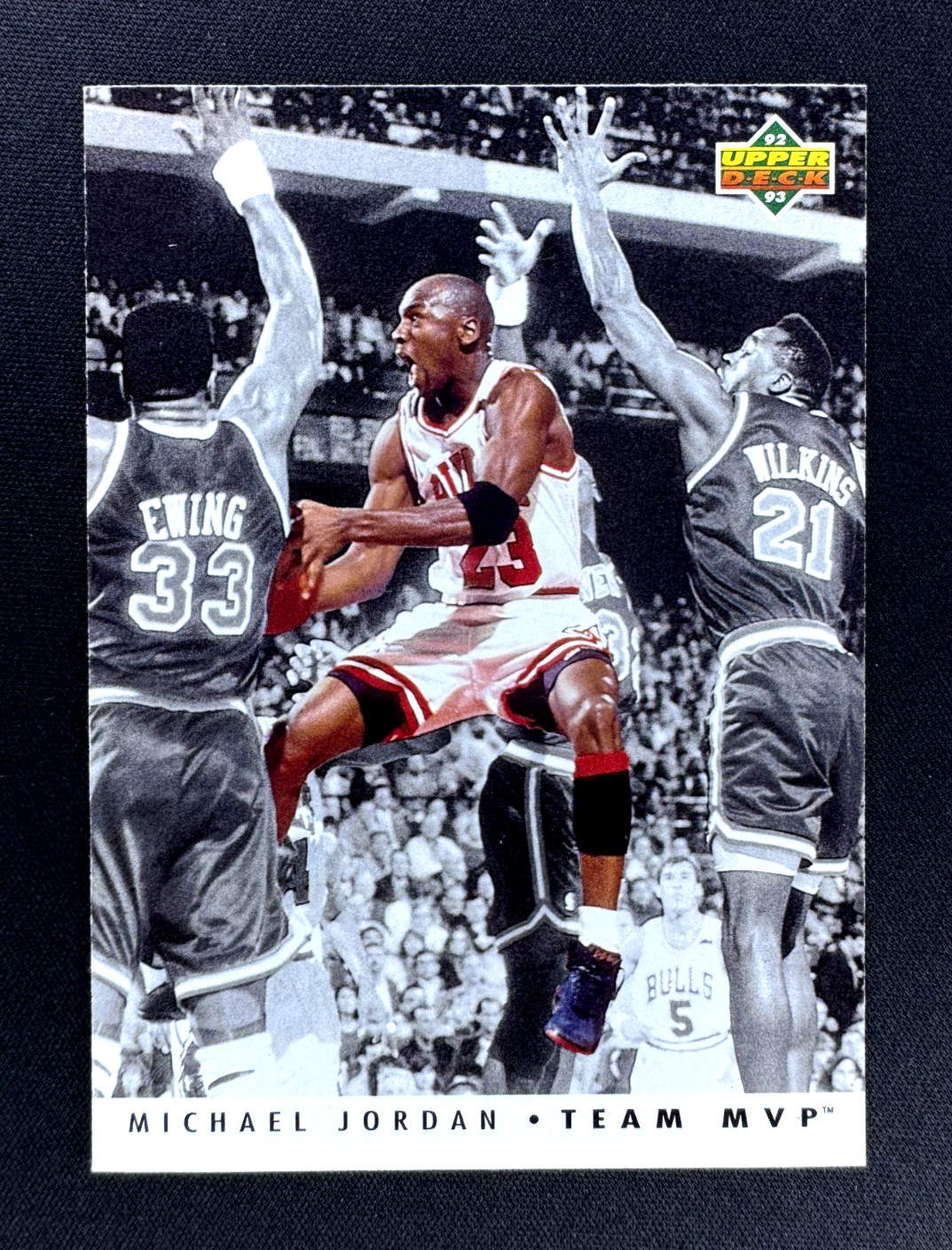 Michael Jordan 1992-93 Upper Deck Team MVP #TM5 Insert 🔥NM+SHARP🔥