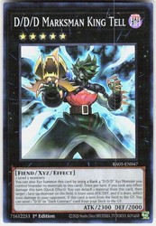D/D/D Marksman King Tell RA05-EN047 Super Rare 1st Edition