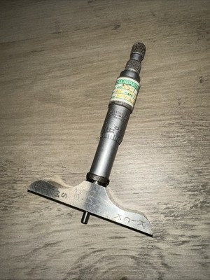 STARRET DEPTH MICROMETER 445 HAND TOOL L.S. STARRETT COMPANY