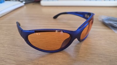 Vintage SMITH BAZOOKA Slider Sunglasses - Lectric Blue - 3 Lens Included- France
