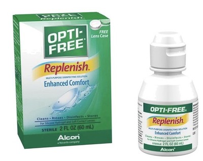 NEW!!Replenish Multi-Purpose Disinfecting Contact Lens Solution 2 oz, 6-PackN