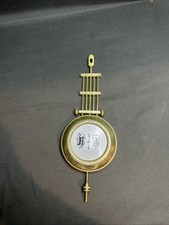 Brass Clock Pendulum Bob with Embossed Coat of Arms — listing 6