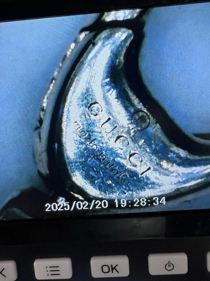 GUCCI Interlocking G Logo Chain Bracelet 7.25” Sterling Silver 925 - Image 2 of 2