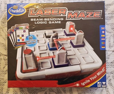 New ThinkFun Laser Maze Beam-Bending Logic Game - Complete! Tested Never Played 