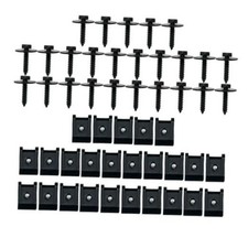 Universal Fender Liner Screw and U Clips Fits Various Vehicles M4.2