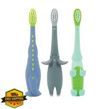 Dr Talbot  s Toddler Toothbrush 3pk Animal Designs Soft Bristles