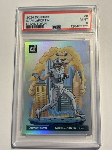 Sam LaPorta #6 2024 Panini Donruss Downtown card