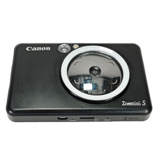 Canon Zoemini S Instant Camera Printer Tested Working Black