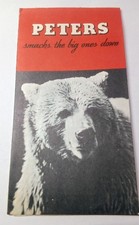 BROCHURE DÉPLIABLE CARTOUCHE DE FUSIL VINTAGE PETERS MUNITIONS BIG GAME, GUS PERET