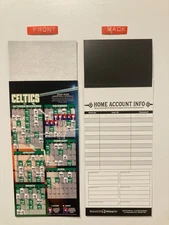 NBA 2025-2026 BOSTON CELTICS PARTIAL  MAGNET SCHEDULE TEAMS, DATES & TIMES-NEW