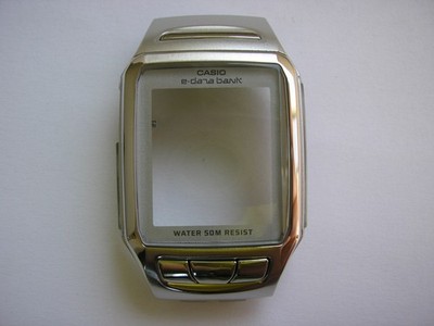 N.O.S. NEU CASIO EDB-120, EDB-120D-7V E-DATA BANK VINTAGE UHR GEHÄUSE, CASE.