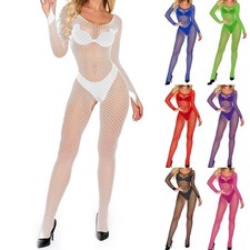 Underwear Mesh Bodysuit Women Bodycon Bodysuit Lingerie Mesh Sleepwear