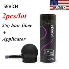 Sevich 2pcs/lot 10 Colors Hair Building Fiber Set Keratin Powder With Applicator