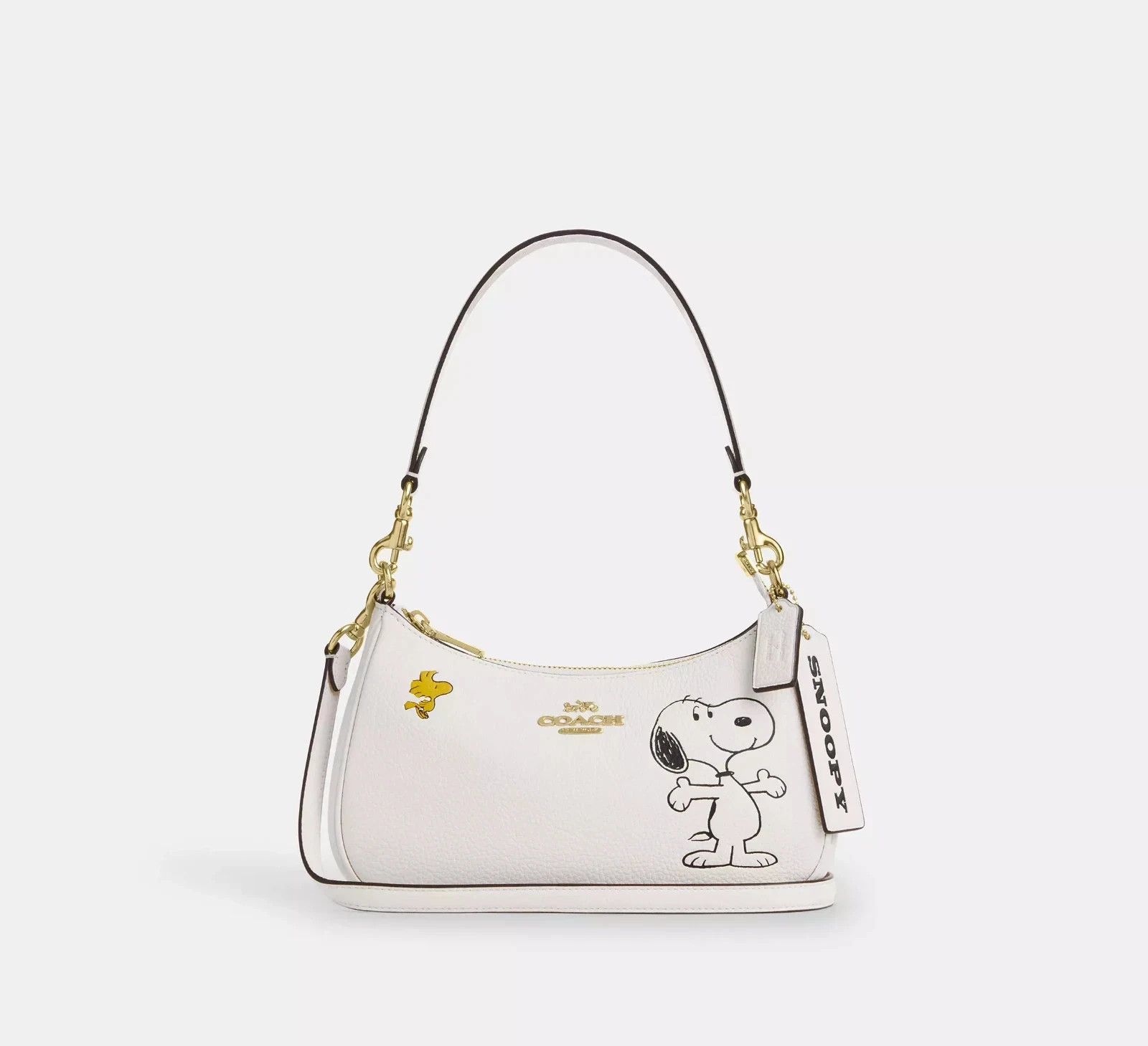 COACH x PEANUTS Snoopy Teri Shoulder Bag Multi CBJ76 New Outlet