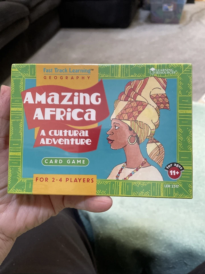 Kids Fast Track Learning Geography Amazing Africa Card Game New Sealed - Image 4 of 4