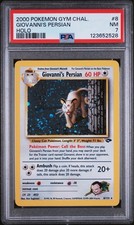 Pokemon Gym Challenge Giovanni's Persian #8/132 NEAR MINT Holo PSA 7 on eBay