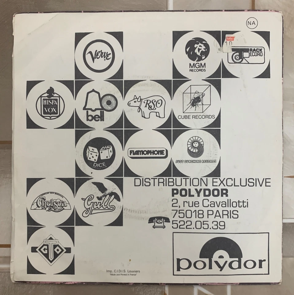 Waldo De Los Rios Operas Nabucco / Elixir D'Amour - Vinyle 7" - 1973 - France - Photo 2/2