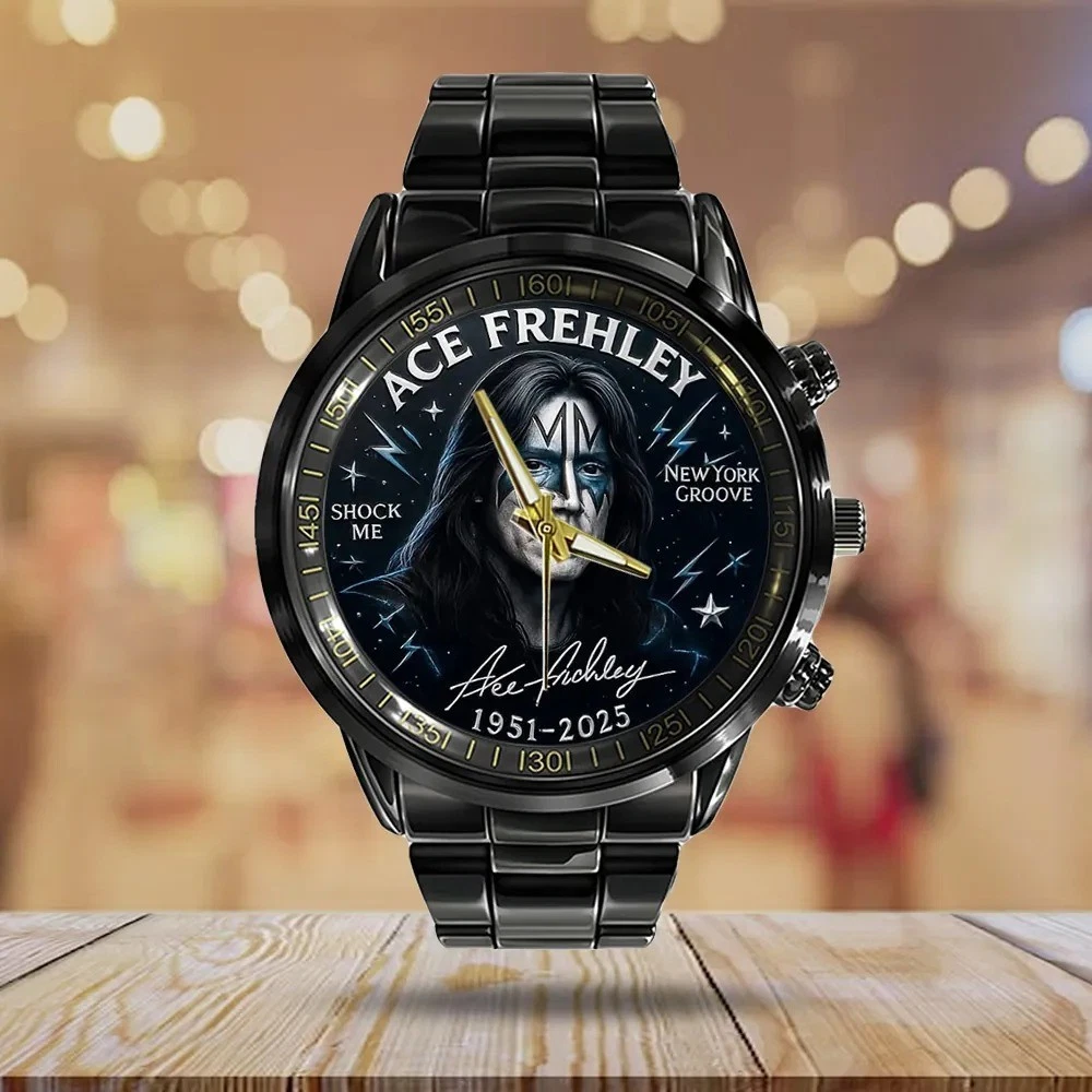Ace Frehley Black Stainless Steel Watch
